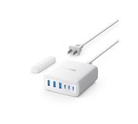 Anker Desktop Charger, Fast Charging USB C Charger, 112W Max 6-Port Charging Station, for iPhone17, iPad, MacBook, Samsung and More (Cable Not Included)