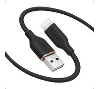 Anker Flow Cable, USB A to Lightning Cable, Durable Charging Cord for iPhone 14/13/12/ iPad Air/Mini/Pro Cable, iPod Nano, AirPods, and More (Cord Organizer Included) (6FT, USB 2.0)