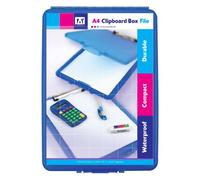 Anker International, Stationery, Clipboard Box File-Assorted Colour (Blue/Pink/Clear)