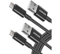 Anker iPhone Charger Cable, (2-Pack) 6ft Lightning Cable, Premium Nylon USB-A to Lightning Cable, MFi Certified iPhone Charger Cable for iPhone SE/Xs/XS Max/XR/X/8 Plus/7/6 Plus, iPad, and More.