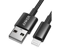 Anker iPhone Charger Cable, 6 ft, 331 Premium Nylon USB-A to Lightning Cable, MFi Certified iPhone Cable for iPhone SE/Xs/XS Max/XR/X/8 Plus/7/6 Plus, iPad, and More (Black)