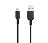 Anker iPhone Charging Cable Powerline II iPhone Cable 0.9 m Lightning Cable, MFi Certified for iPhone XS/XS Max/XR/X/ 8/8 Plus/ 7/7 Plus/ 6s/ 6/6 Plus/ 5S/ 5/ iPad Pro (Black)