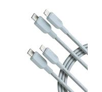 Anker iPhone Fast Charging Cable, 2pack-6ft, 310 USB-C to Lightning Braided Cable, MFi Certified Cable for iPhone 14 Plus 14 14 Pro Max 13 13 Pro iPhone 12 (Blue, Charger Not Included)