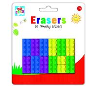 Anker Kids Create, Arts & Crafts, Brick Shape Erasers, Assorted, 29.7x21x2 cm
