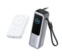 Anker Laptop Power Bank (25K, 165W) + Anker MagGo Power Bank (10K, 15W Wireless) Silver