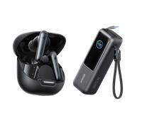 Anker Laptop Power Bank (25K, 165W, Built-In and Retractable Cables) + Liberty 4 NC | True-Wireless Noise Cancelling Earbuds