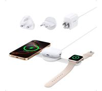Anker B25M8H21 mobile device charger Headphones, Headset, Smartphone, Smartwatch White Wireless charging Fast charging Indoor