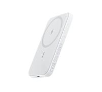 Anker MagGo 621 Wireless Magnetic External Battery 5000 mAh, Fast Charging, Foldable and with USB-C for iPhone Series 17 pro/16/15/14/13 and Others (White)