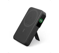 Anker MagGo Power Bank, 10,000mAh Qi2-Certified 15W Max Portable Charger | Fast MagSafe-Compatible Battery Pack, Smart Display, Foldable Stand, for iPhone 16 / 15 / 14 / 13 Only (USB-C Cable Included)