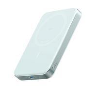 Anker MagGo Power Bank, 10000mAh Ultra Slim Magnetic Battery, Qi2 Certified, 15W Portable Charger, MagSafe Compatible Charger, Ergonomic Design, Only for iPhone 15/14/13/12