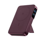 Anker MagGo Power Bank 2 Pro, Qi2 25W 10,000mAh Battery with Cooling Fan | Portable Charger, MagSafe-Compatible, Smart Display & Stand, Fast Recharge, for iPhone 17/16/15/14/13 (USB-C Cable Included)