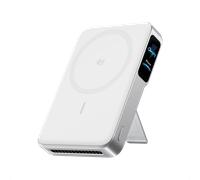 Anker MagGo Power Bank 2 Pro, Qi2 25W 10,000mAh Battery with Cooling Fan Starlight Silver
