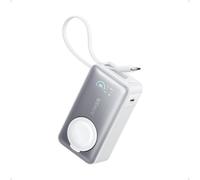 Anker MagGo Power Bank (10K, 35W, For Apple Watch) Shell White