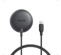 Anker MagGo Qi2 15W Wireless Charging Pad for iPhone 16 Series, Black,