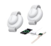 Anker MagGo Wireless Charging Station (3-in-1, Foldable Pad) - 2 Pack Aurora White