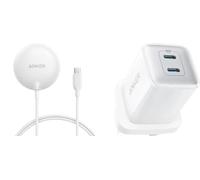 Anker MagSafe Charger Pad Compatible, MagGo iPhone 16 Wireless Charging Pad, Qi2 Certified 15W Wireless Charger, For iPhone 16/16 Plus/16 Pro/16 Pro Max/15/14/13/12 Series and USB C Plug 40W