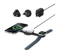 Anker B25M8H11 mobile device charger Headphones, Headset, Smartphone, Smartwatch Black Wireless charging Fast charging Indoor