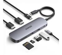Anker Nano 8-in-1 USB C Docking Station, Dual Monitor Laptop Dock with 4K@60 Hz HDMI, 10 Gbps 1 USB-C, 2 USB-A 3.0, 85W PD, SD/TF, for Dell, Lenovo,