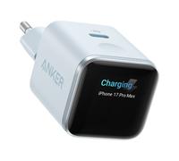 Anker Nano Charger 45W, Smart Display, Blue | Anker