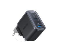 Anker Nano Charger 70W, 3 ports, Black | 2 x 24 pin USB-C, 4 pin USB Type A