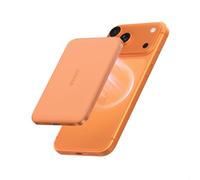 Anker Nano Magnetic Power Bank, 5,000mAh Qi2-Certified 15W Portable Charger | Ultra-Slim Wireless Battery Pack with Ergonomic Design, Compact for Travel, for iPhone 17 / 16 Series and More