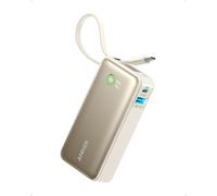 Anker Nano Power Bank,10,000mAh 30W Portable Charger,Built-in USB-C Cable