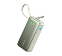 Anker Nano Power Bank, 10,000mAh Portable Charger with Built-In USB-C Cable, PD 30W Output, Fast Charging Battery Pack for iPhone 16/15 Series, Galaxy, iPad, AirPods, and More