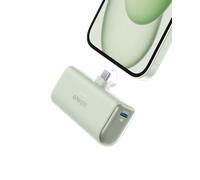 Anker Nano Power Bank, 5,000mAh with Built-In Foldable USB-C Connector Sprout Green