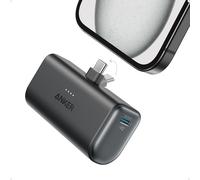 Anker Nano Power Bank, Mini Portable Charger with Built-In Foldable USB-C Connec