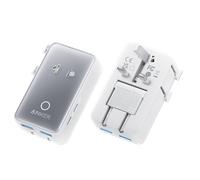 Anker Nano Travel Adapter (5-in-1, 20W, 1-Pack) Aurora White