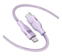 Anker USB-C to USB-C Cable (240W, Upcycled-Braided) 6ft / Purple