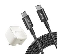 Anker Nano USB C Plug and USB C Charger Cable（10ft/3m）, 30W High-Speed USB C Charger with Foldable Plug, PIQ 3.0 and PPS Fast Charging, For iPhone 17/16/15/14/13 Series, Pixel, Galaxy, iPad, and More