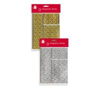 Anker Pack Of 3 Assorted Christmas Holographic Boxes