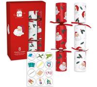 Anker Pack Of 8 Traditional Santa Christmas Dinner Crackers