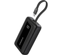 Anker Power Bank 10000mAh 30W High-Speed Portable Charger Built-In Cable