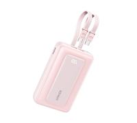 Anker Power Bank, 20,000mAh 45W Portable Charger,Dual Built-in USB-C Cables | 20,000mAh Battery Pack with Dual Built-In Cables, USB-C and USB-A Ports, for iPhone 17 / 16 Series, Galaxy, MacBook, and More