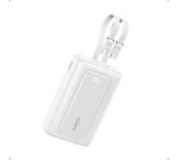 Anker Power Bank, 20,000mAh 45W Portable Charger,Dual Built-in USB-C Cables