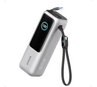 Anker Laptop Power Bank (25K, 165W, Built-In and Retractable Cables) Silver