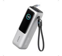 Anker Laptop Power Bank (25K, 165W, Built-In and Retractable Cables) Silver