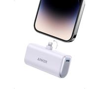 Anker Power Bank, 621 Power Bank with Built-In Lightning Connector, 5,000mAh MFi Certified 12W Portable Charger, Compatible with iPhone 14/14 Pro/14 Plus/14 Pro Max, iPhone 13 and 12 Series