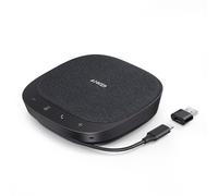 Anker PowerConf S330 USB Conference Speaker for Home Office, Smart Voice Enhancement, Plug and Play, 360 Voice Coverage via 4 Microphones, and Power
