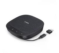 Anker PowerConf S330 USB Conference Speaker for Home Office, Smart Voice Enhancement, Plug and Play, 360° Voice Coverage via 4 Microphones, and Powerful Sound