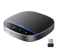 Anker PowerConf S500 Conference Speaker with Zoom Certification, USB-C Bluetooth for Calls, Conferences, Phones, Microphones for Smart Voice Recording, Black