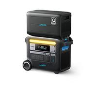 Anker PowerHouse 767 Power Station with 760 Extra Battery Bundle, 4096Wh LiFePO4 Battery with 3 AC Outlets Up to 2300W, GaNPrime Solar Generator for Home, Camping, RV (Solar Panel Optional) (A1780)