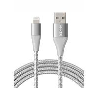 Anker PowerLine+ II Lightning Cable, MFi Certified for Flawless Compatibility with New Airpods, iPhone XS/XS Max/XR/iPhone X/ 8/8 Plus/ 7/7 Plus/ 6/6 Plus and More (6ft, Silver)