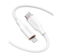 Anker PowerLine III Flow, USB C to Lightning Cable for iPhone 14 Plus 14 14 Pro Max 13 13 Pro 12 [MFi Certified, 6ft/1.8m, Cloud White] Supports Power Delivery, Silicone Cable