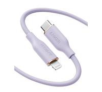 Anker PowerLine III Flow, USB C to Lightning Cable for iPhone 14 Plus 14 14 Pro Max 13 13 Pro 12 [MFi Certified, 6ft, Lilac Purple] Supports Power Delivery, Silicone Cable