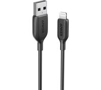 Anker PowerLine 3ft USB-A to Lightning Cable - Black, Black