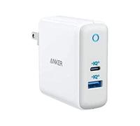 Anker PowerPort+ Atom III Compact 60W PIQ 3.0 & GaN Tech USB-C Wall Charger, Dual Port with PIQ 2.0 USB-A and 45W USB-C, USB-C Laptops, Macbook, iPad Pro, iPhone, Galaxy, Pixel and More