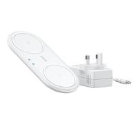 Anker Powerwave 10 Dual Pad Wireless Charger UK B2571K21 - Wireless Charger - 1 - White